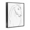 Stupell Industries Sketched Horse Contour Framed Giclee, design by Lorenzo Collective